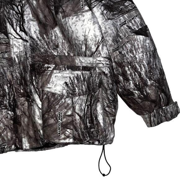 Cabelas Dry Plus Hunting Hooded Jacket Sz L Thinsulate Seclusion 3D Open Country - Picture 4 of 11